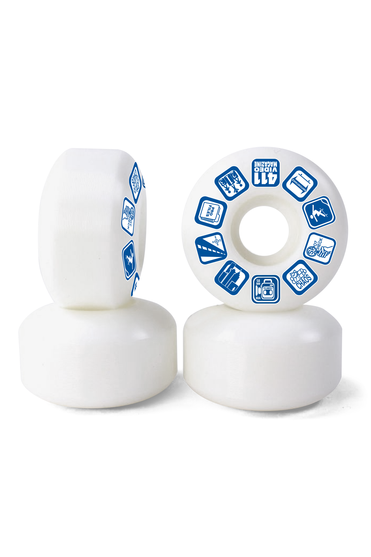 411 Filmer 80A Wheels - 58mm