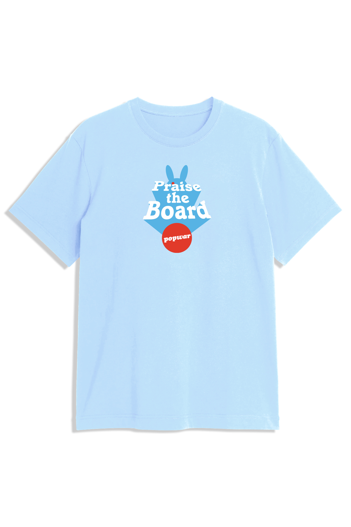 Popwar Praise the Board S/S Tee - Light Blue
