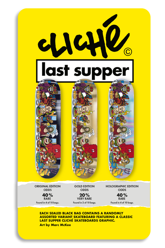 Cliché Last Supper Golden Ticket Blind Bag Deck - 8.5