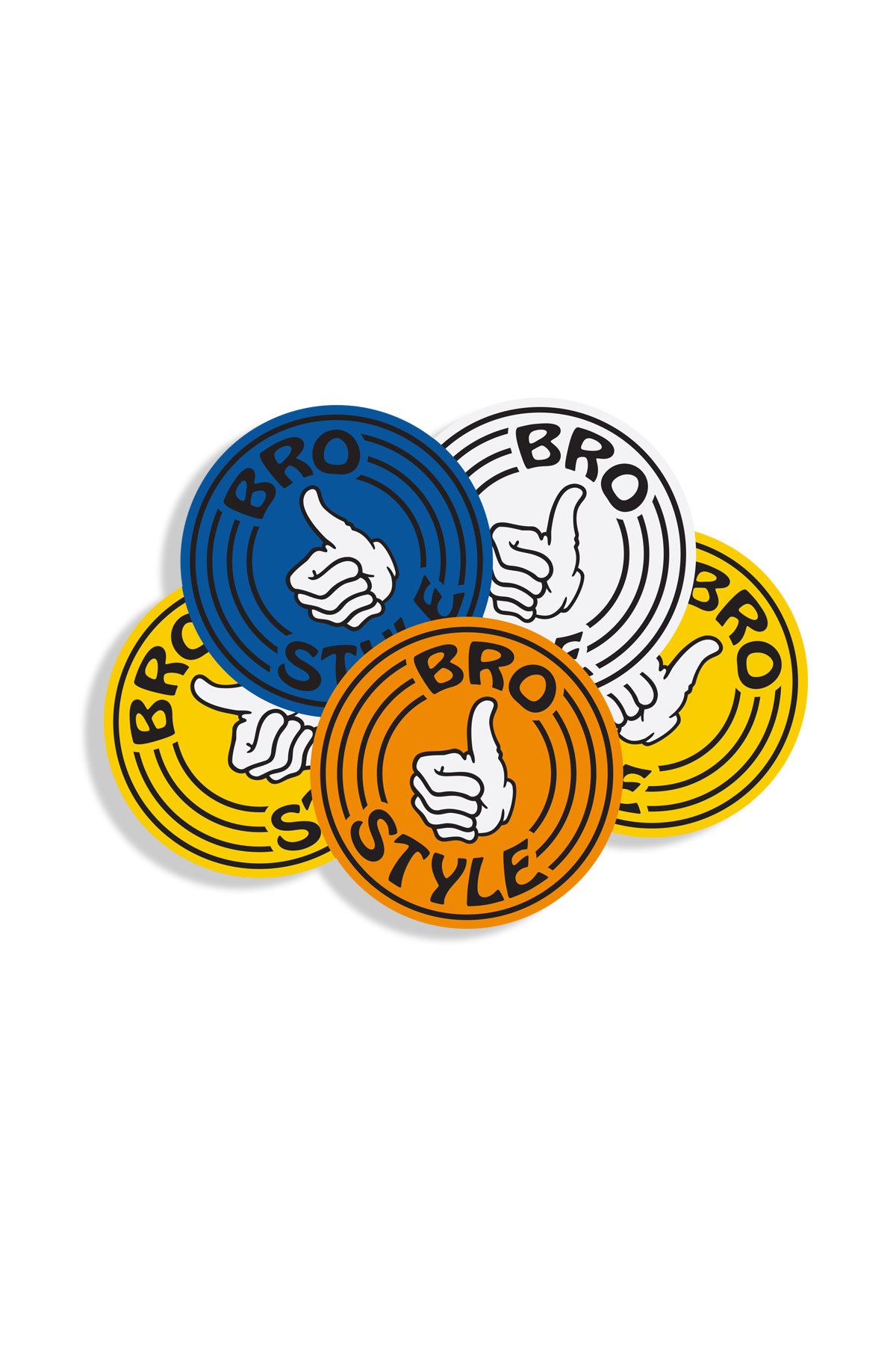 OG Circle Logo Small Sticker 5 Pack
