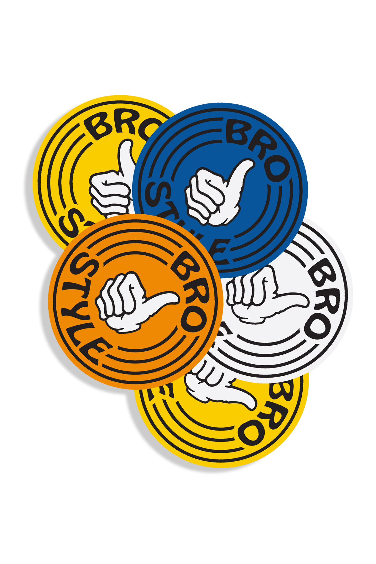 OG Circle Logo Large Sticker 5 Pack