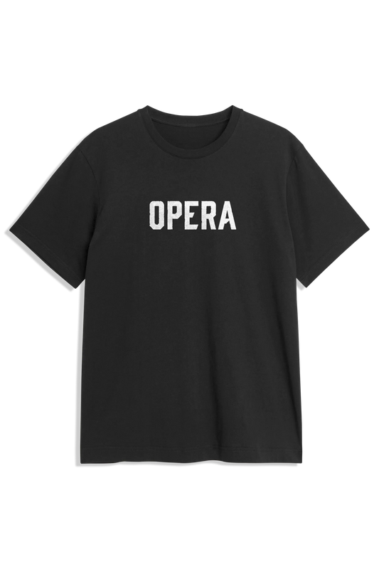 Opera Font S/S Tee - Black