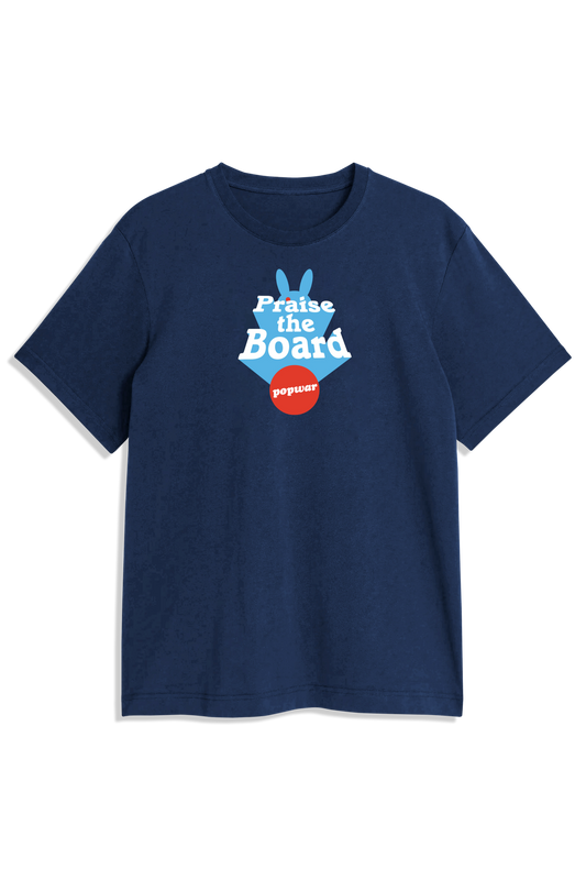 Popwar Praise the Board S/S Tee - Navy