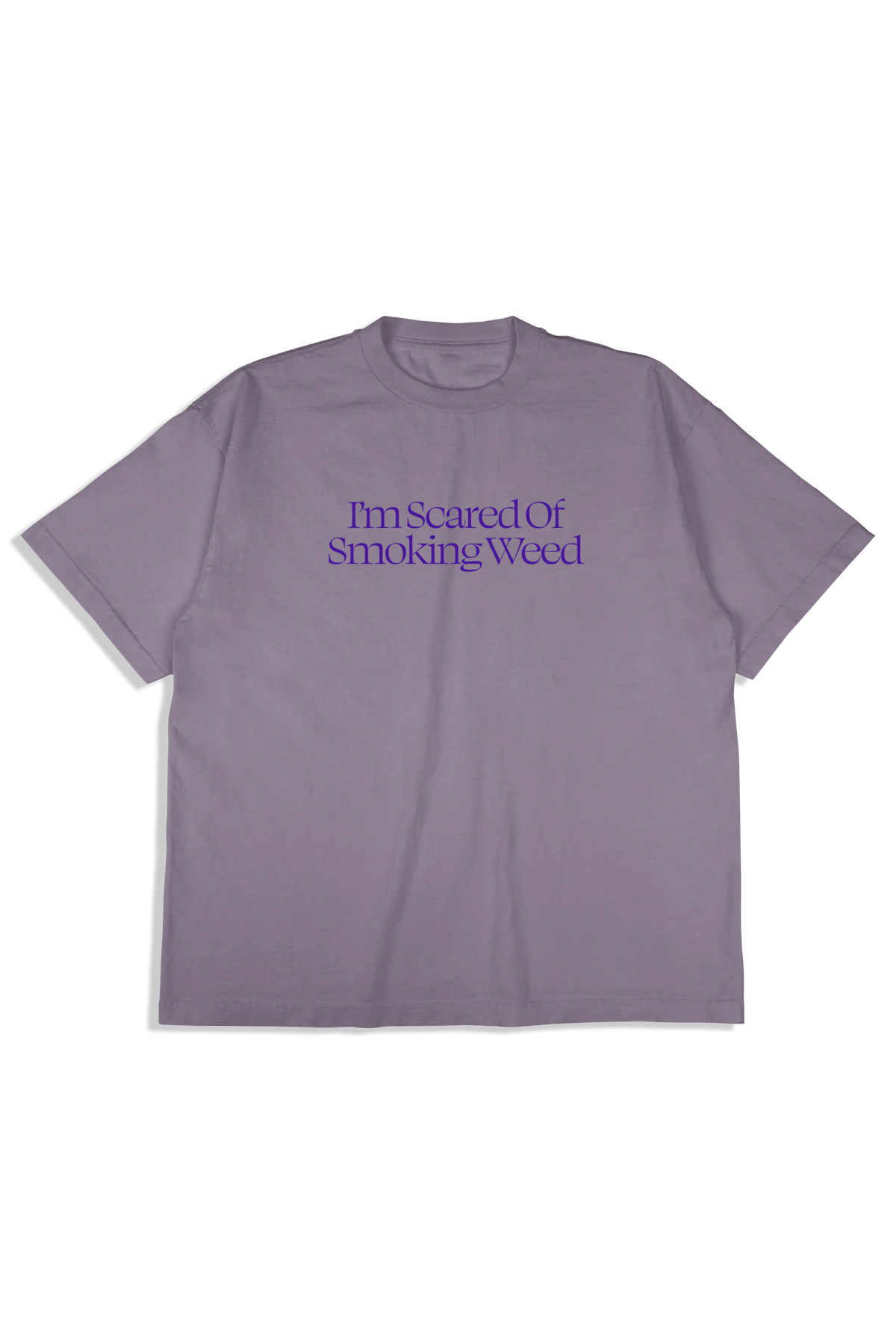 Scared Weed S/S Premium Tee - Grape