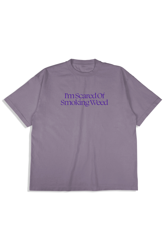 Scared Weed S/S Premium Tee - Grape