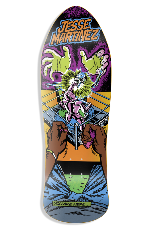 World Industries Jesse Martinez Rock'em Sock'em Deck - 10.126