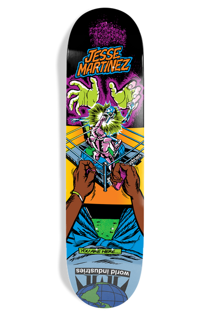 World Industries Jesse Martinez Rock'em Sock'em Popsicle Deck - 8.5