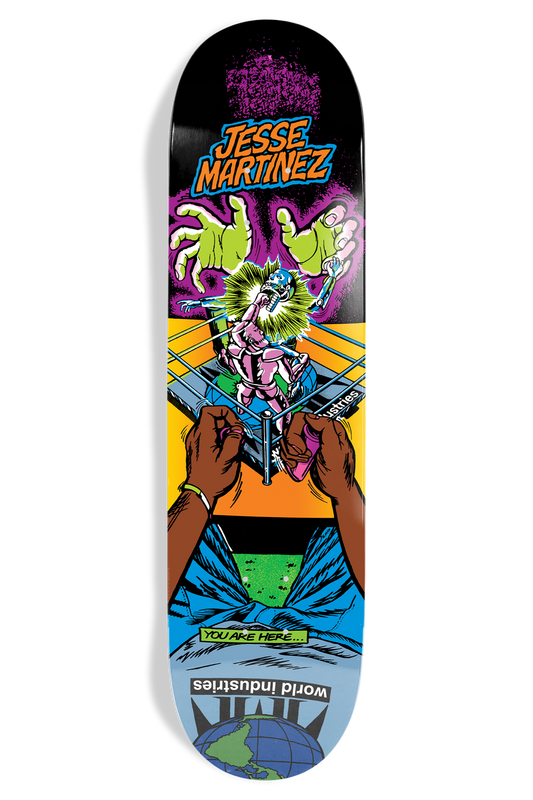 World Industries Jesse Martinez Rock'em Sock'em Popsicle Deck - 8.5