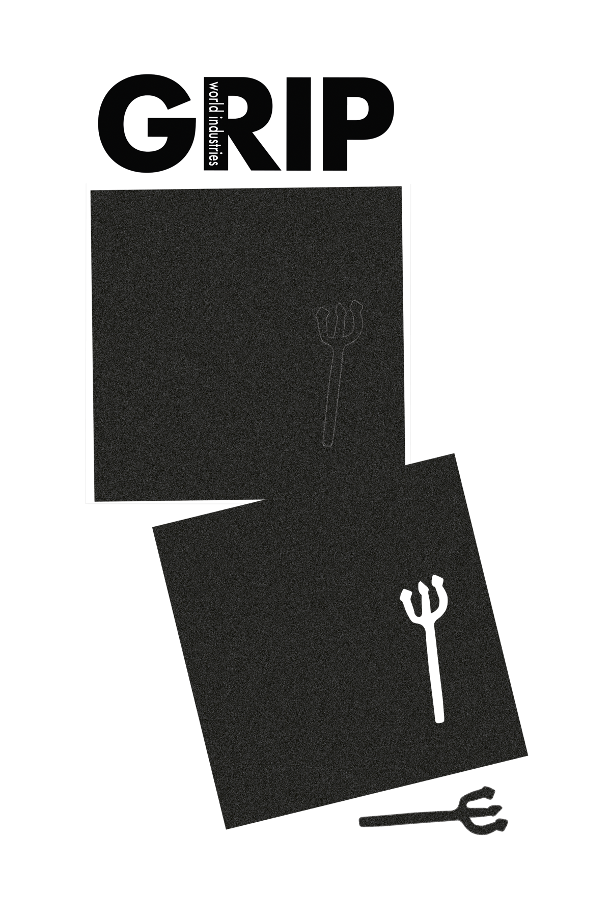 Pitchfork Die Cut Griptape Squares