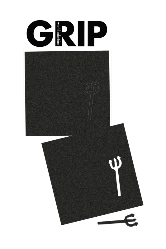 Pitchfork Die Cut Griptape Squares