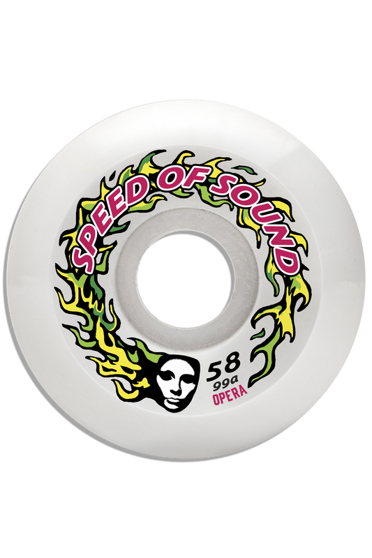 SOS Fire Mask Hardline Conical 99a - Candle White - 58mm