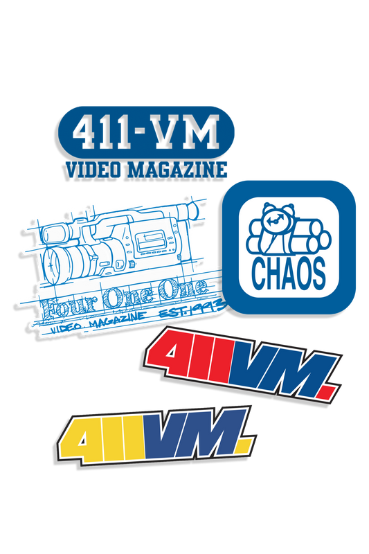 411VM Logo II Assorted Sticker 5 Pack