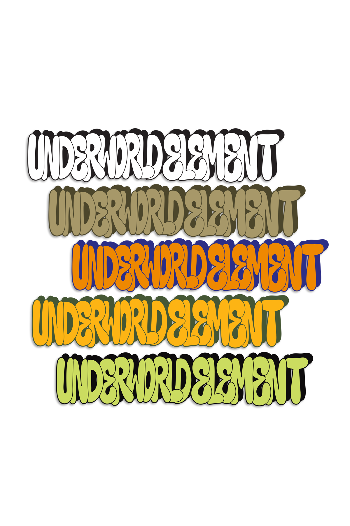 UE Graffiti Sticker 5 Pack