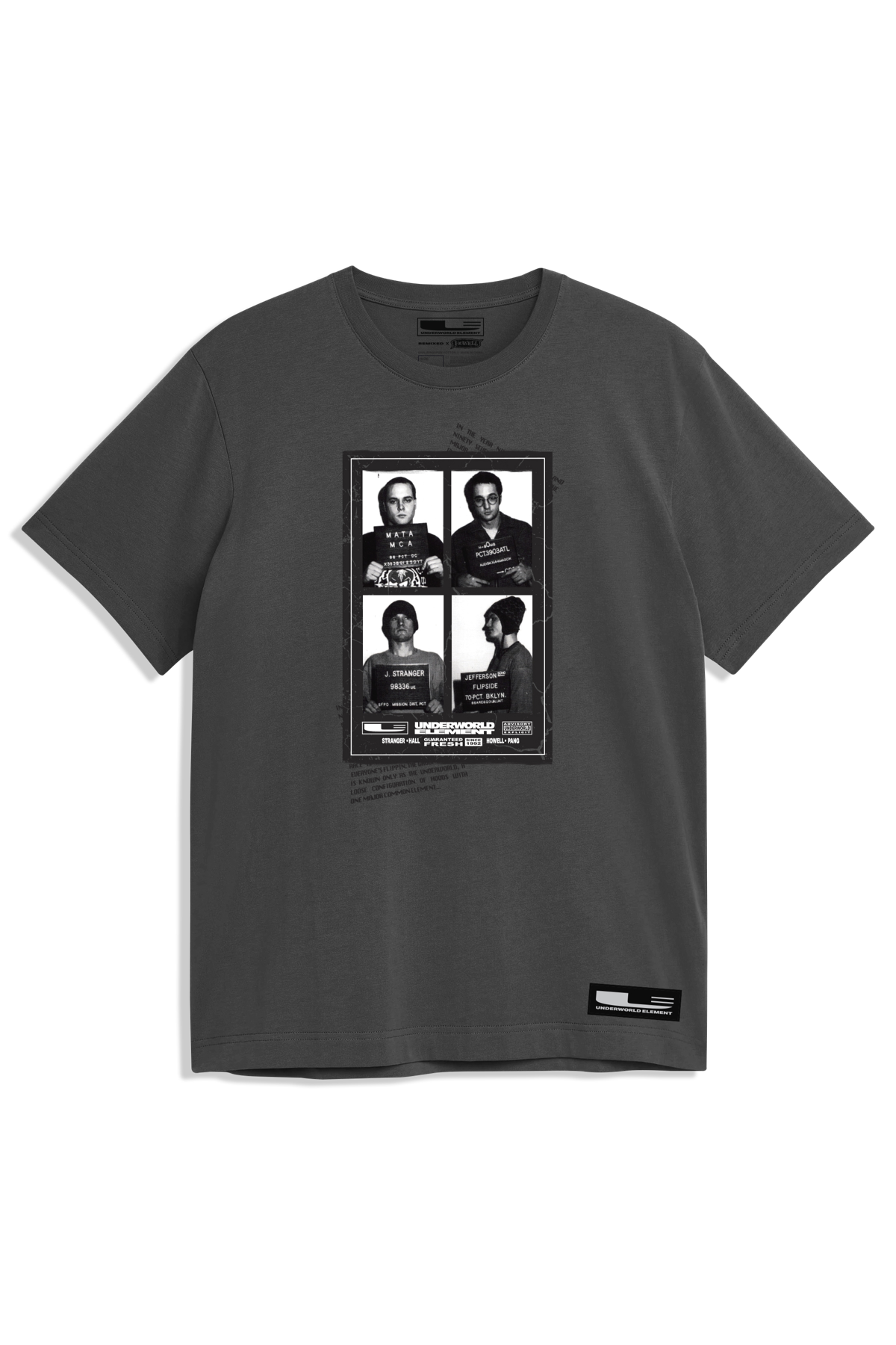 UE Mugshots Garment Dye Premium S/S Tee - Anthracite