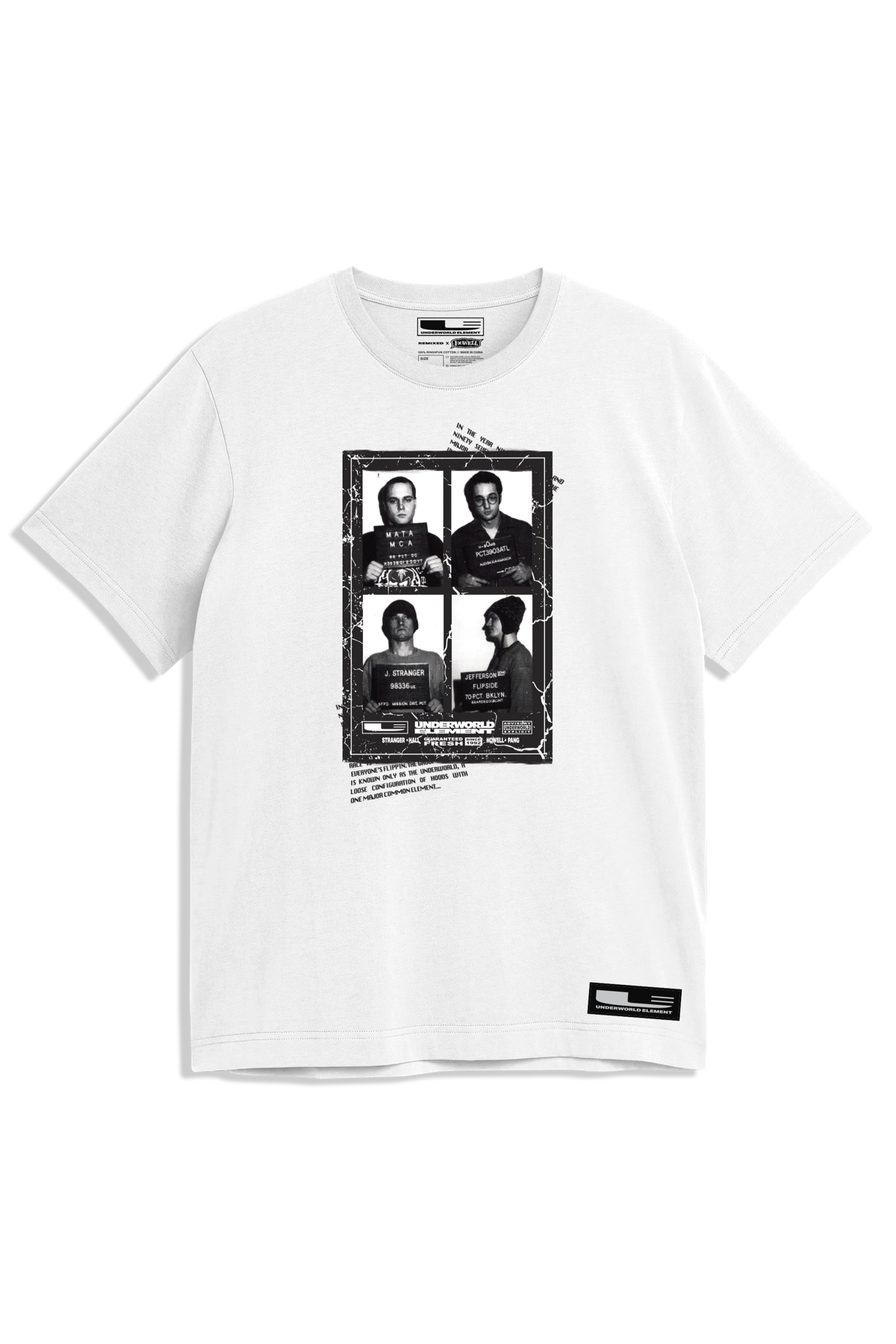 UE Mugshots Garment Dye Premium S/S Tee - White