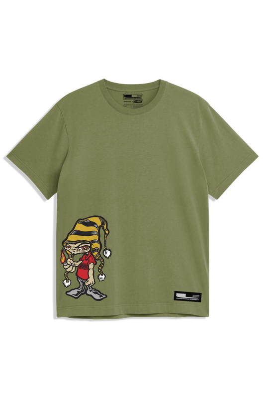 UE Pang Guaranteed Fresh Garment Dye Premium S/S Tee - Light Olive
