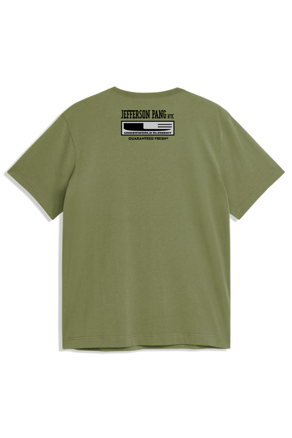 UE Pang Guaranteed Fresh Garment Dye Premium S/S Tee - Light Olive