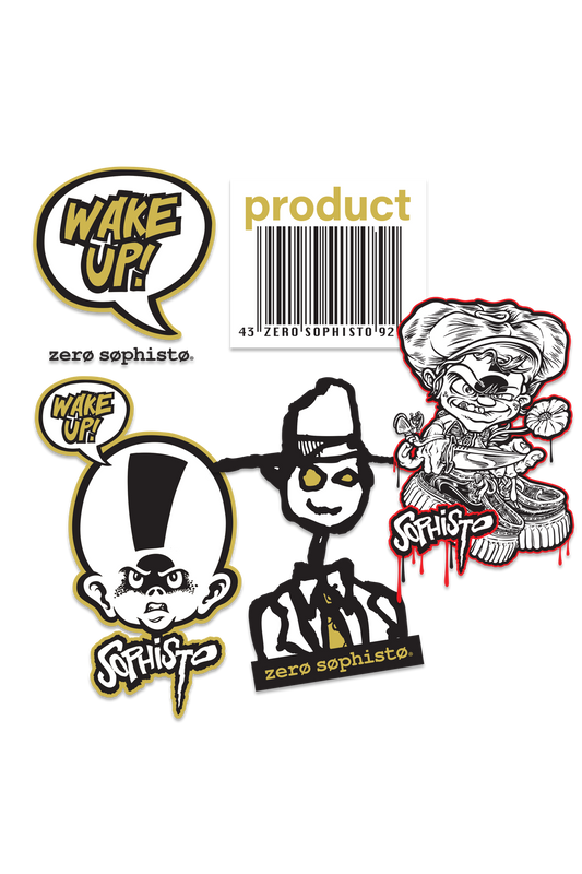 ZS Assorted Sticker 5 Pack