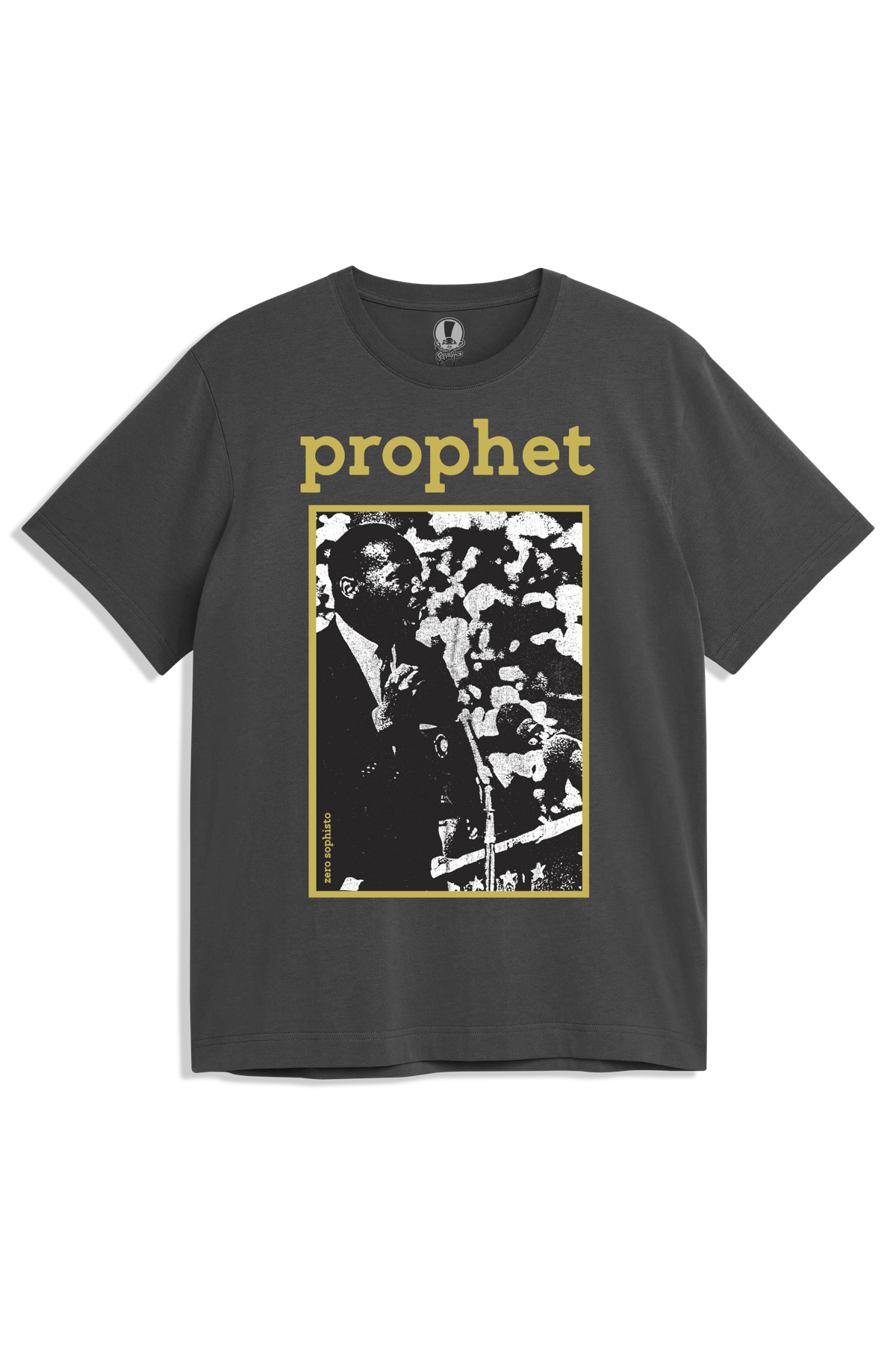 ZS Prophet Martyr Garment Dye Premium S/S Tee - Anthracite