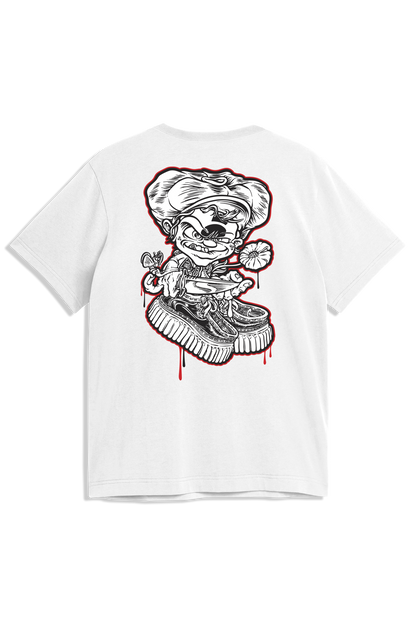 ZS Knife Kid Garment Dye Premium S/S Tee - White