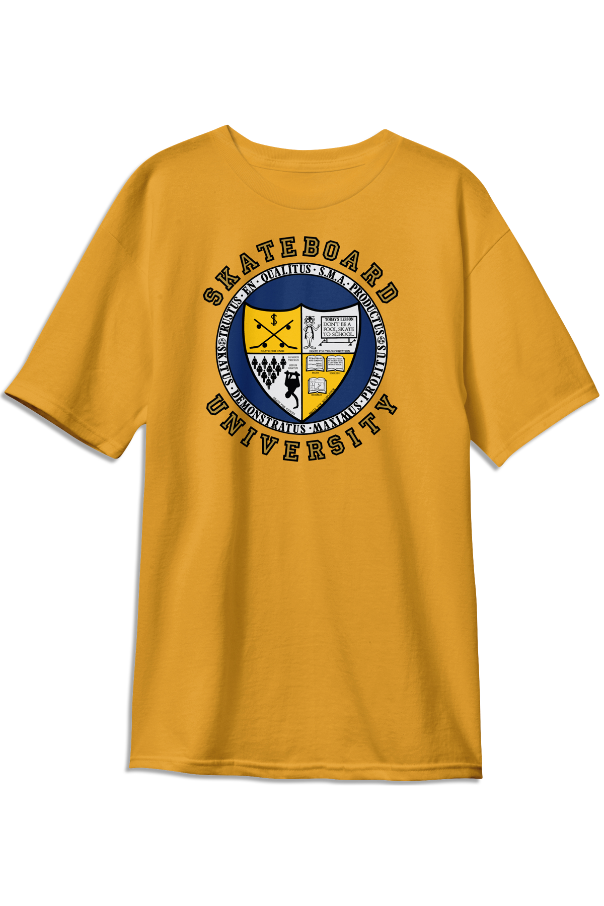 World Industries Skateboard University Premium S/S Tee - Golden Glow