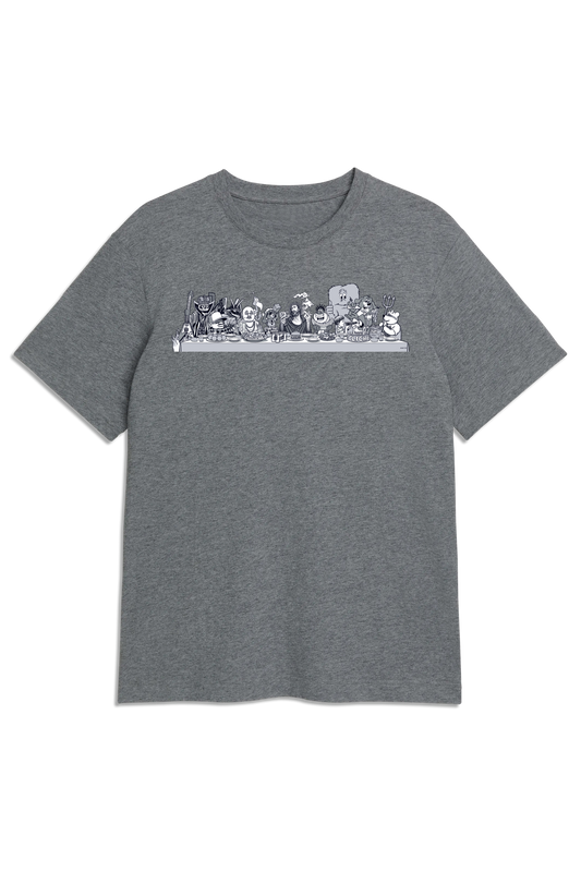 Clich√© Last Supper Premium S/S Tee - Graphite Heather