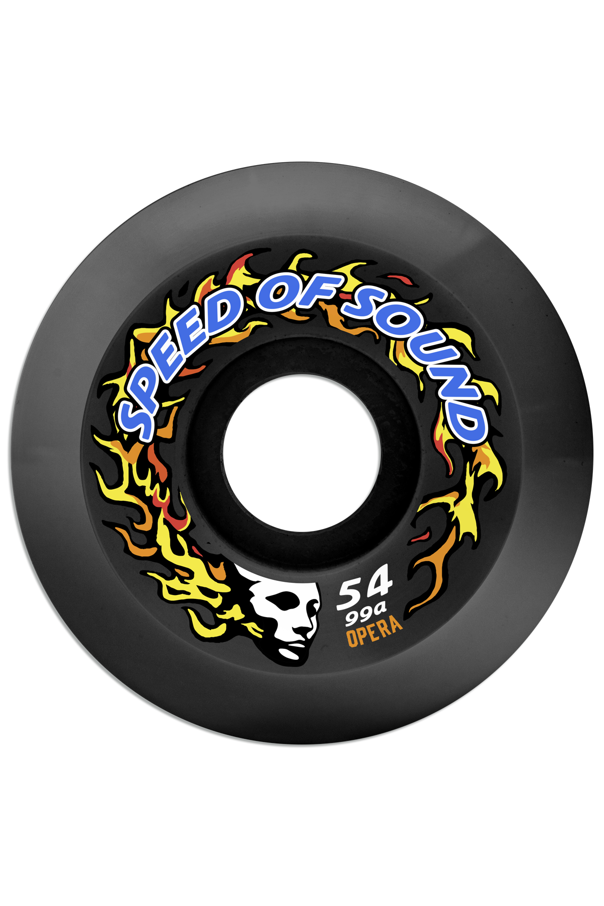 SOS Fire Mask Hardline Conical Black 99a - 54mm