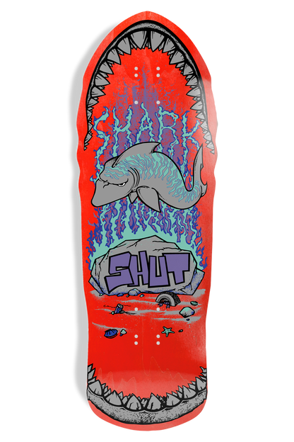 Shut 86 Shark EX7 Red Deck - 10.375