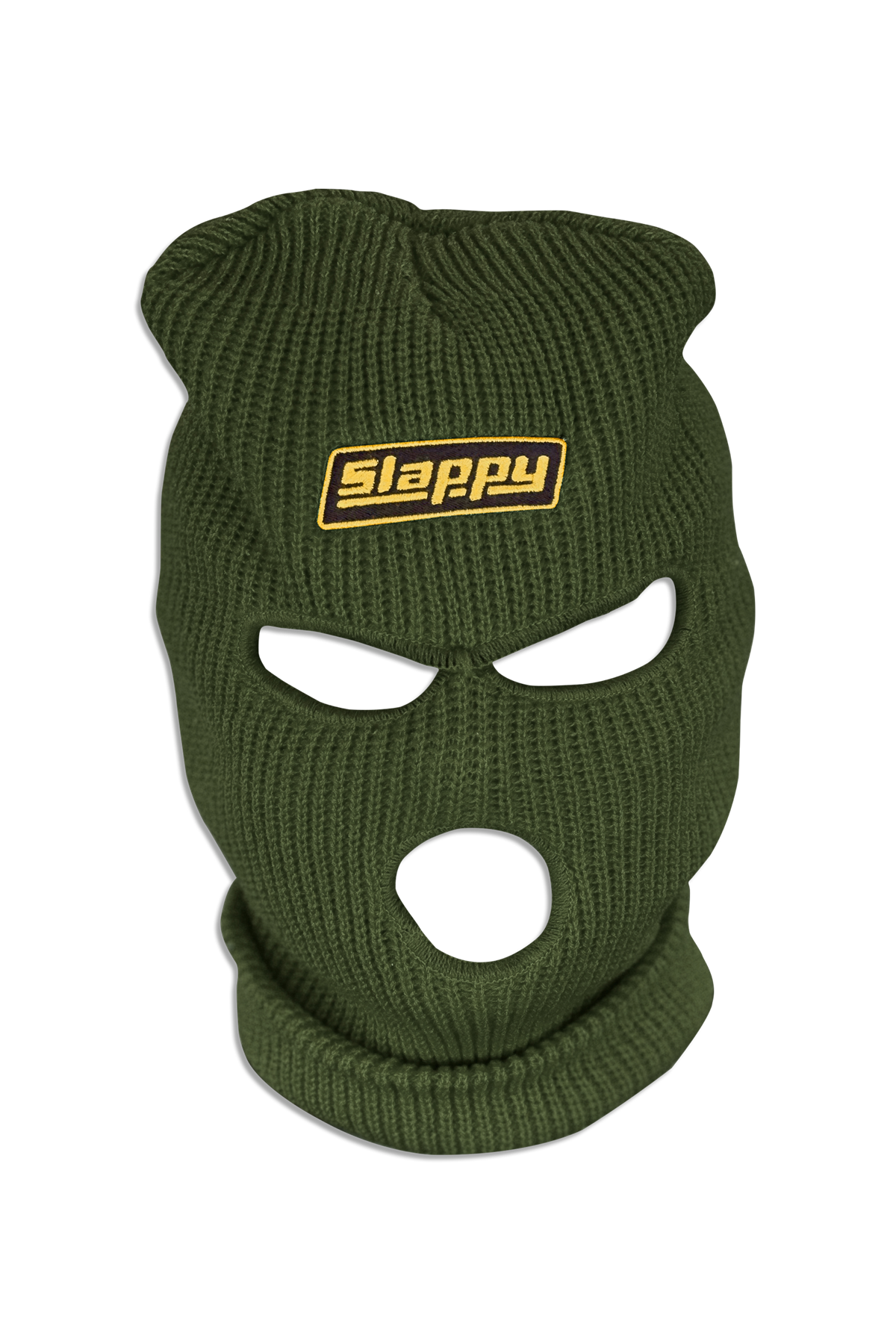 Slappy Mask Beanie Military Green